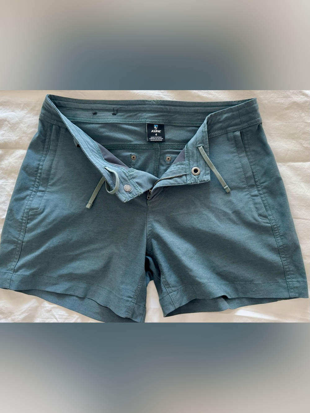 Kühl Teal/Blue sz4 4” Shorts